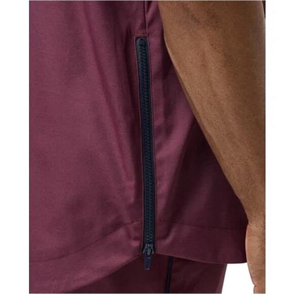 TRAVIS MATHEW Men's Sport Mode Hoodie Size L In Mauve Wine - Picture 4 of 14